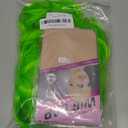 BERON Neon Green Wig for Women Short Curly Wig with Bangs Girls Bright Green Coloredl Wavy Hair Wigs 12'' Women's Synthetic Wigs Daily or Cosplay Use