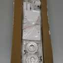 ENJOYBASICS 2 Pack Adjustable Spring Tension Curtain Rods 32 to 66 Inches, Stainless Steel White Shower Rod No Drilling for Window, Bathroom, Closet, Room Divider, 7/8" Diameter