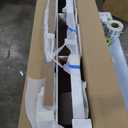 60" Floating Mantel Shelf - Modern White Fireplace Mantel with Matte Lacquer Finish for Living Room Elegance (60", White)