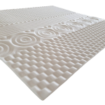 2-inch Zoned Memory Foam Mattress Topper by LUCID Comfort Collection - Lavender
 71× 48,5 × 1 inch