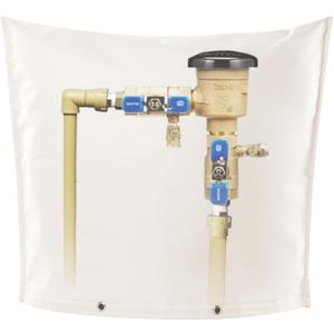 Insulated Backflow Preventer Cover 29”W x 29”H, Backflow Covers for Outside, Sprinkler Covers for Outside for Winter Pipe Freeze Protection, Water Sprinkler Valve Box & Controller