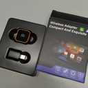 2026 Wireless CarPlay for iPhone, 2-in-1 Plug and Play Converts Wired to Wireless CarPlay Android Auto, Fast Auto-Connect, Zero Latency, Carplay GPS Navigation System for iPhone