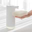 Automatic Soap Dispenser, Pure Line Touchless Hand Soap Dispensers, USB Rechargeable Electric Sensor Adjustable Dish Soap Dispenser for Kitchen Bathroom 11.8oz