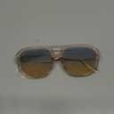 livho Trendy Polarized Square Aviator Sunglasses Women Men Square Eyewear Frame, Retro Sun Glasses for Women Men 2025 Shades