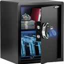 KornerBatl 30 lb Biometric Gun Safe, 4 Handgun Storage with Rack