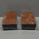 Vintage Record Player with External Speakers Belt-Drive Turntable for Vinyl Records Dual Stereo Speakers LP Players Support 3 Speed 3 Size Wireless Playback AUX Headphone Input Auto Stop Wood Red