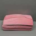 TALSTILA Foot Rest for Under Desk at Work, Under Desk Footrest, Ergonomic 3 Adjustable Heights Footrest, Footrest with Feet Warm Pocket, for Office Desk & Office Chair - Back & Leg Hip Pain Relief (Three Layers, Pink)