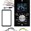Universal PID Enhanced Grill Temperature Control Panel – Replacement for Pit Boss for Traeger for Z Grills for Asmoke Grills & Smokers Models with 2 Responsive Meat Temperature Probes