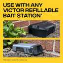 Victor Rat Poisoning for Inside & Outdoor Use - Kills Rats, Mice, Meadow Voles, Mouse Poisoning for Indoor & Outside Areas, Ready-to-Use, Yellow, M925, 4 lbs
