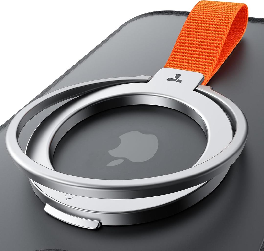 TORRAS 2025 Upgrade (Gen 6.0) Magnetic Phone Grip Holder Kickstand with Braided Strap, Fit for MagSafe Ring Removable, for iPhone 17 16,15, 14, 13 12 Pro/Max Samsung, Google (Silver), Ostand Ring