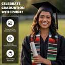 Janmercy Serape Authentic Mexican Graduation Sash Class of 2026 Hispanic Serape Stole Sash Scarf Class