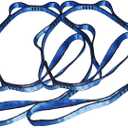 2Pcs 22KN Strong Climbing Strap Daisy Chain Nylon Daisy Chain Adjustable Strap Rope Length 110/150/180cmYoga Extend Belt (Blue)