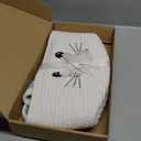 Easter Baskets for Kids Cute Bunny Egg Hunt Basket Bags with Bunny Ears Headband Bow Tie Tail Set (Blue)