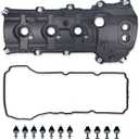MITZONE Valve Cover Compatible with Ford Edge Explorer F-150 Flex Mustang Taurus Transit 150 250 350 Lincoln Continental MKS MKT MKZ MKX 3.5L 3.7L 2011-2020 Non Turbocharged Driver Side