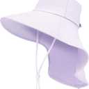 Durio Sun Hat Sun Hats for Women UV Protection Beach Summer Hats for Women Large Wide Brim Gardening Hat with Neck Flap