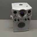 Singing Machine Portable Karaoke Machine for Adults & Kids with Wired Microphone, White - Built-In Speaker, Bluetooth with LED Disco Lights - Karaoke System with CD+G Player & USB Connectivity