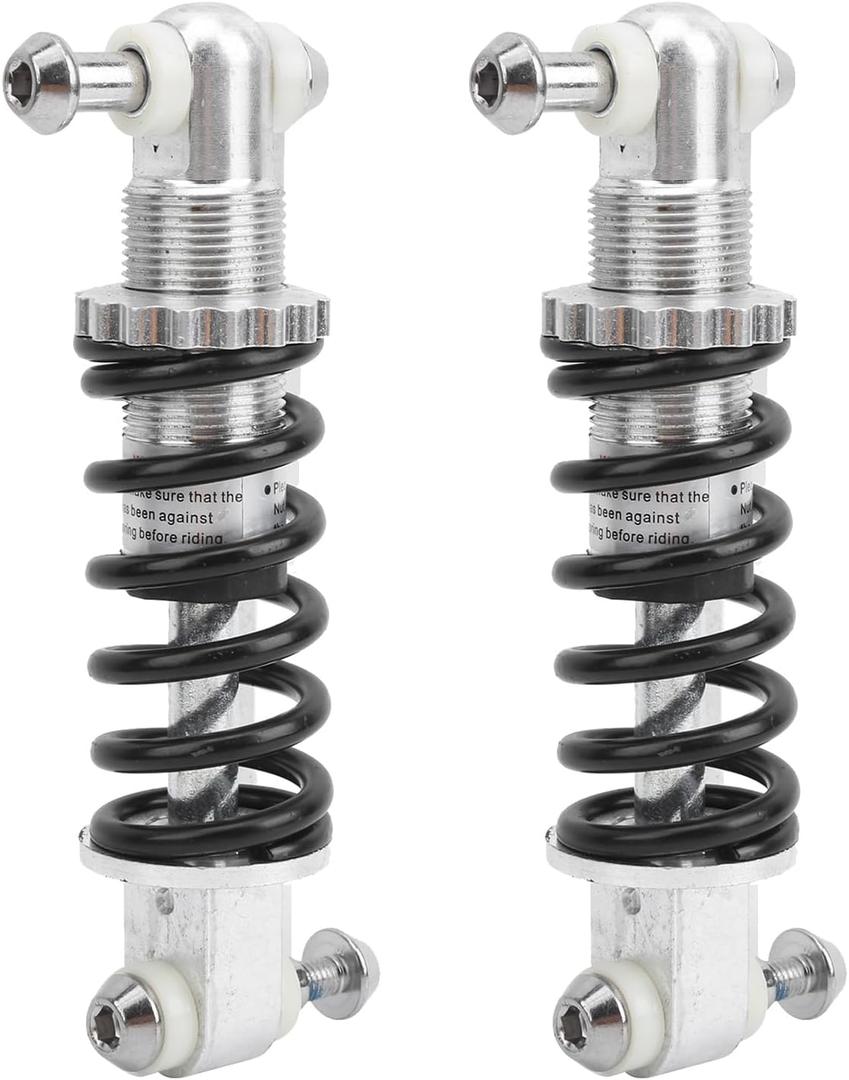 2Pcs Rear Shock Absorber, 150MM×300 Motorcycle Shocks Struts Damper Air Suspension 2000KG Coil Spring Shocks for Mountain Bike ATV