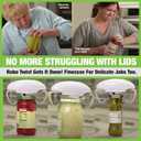 Robotwist Automatic Jar Opener, Deluxe Model with Improved Torque, Robo Twist Kitchen Gadgets for Home, Electric Handsfree Easy Jar Opener  Works on All Jar Sizes, As Seen on TV