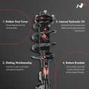 A-Premium Front Complete Struts Compatible with Kia Optima 2012-2015 - 2x Replacement Suspension Shock Absorber with Coil Spring Assembly