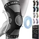 NEENCA Professional Knee Brace, Compression Knee Support with Patella Gel Pad & Side Stabilizers, Medical Knee Sleeve for Pain Relief, ACL,PCL, Meniscus, Injury Recovery, Arthritis, Sports, Workout, L
