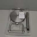 Toilet Paper Holder Stand, Polished Chrome Toilet Paper Holder Free Standing, Post Pivoting Design & Stable Weighted Base SUS304 Stainless Steel for Bathroom(Mega Roll)