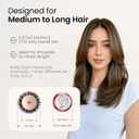 AIMIKE Round Brush for Blow Out, Extra Long Round Hair Brush w/Nano Thermal Ceramic & Ionic Tech, for Blow Drying & Styling, Curling and Shine - Barrel 1.7 inch