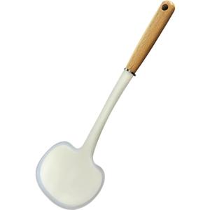 Mushroom Shaped Spatula Spoon - Silicone Cooking Utensil with Wood Handle,for Non-Stick & Coated Pans Cookware