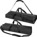 Youeon 2 Pcs 31x10x4 Inch Tripod Carrying Bag, Water Resistant Long Carry Case with Padded Adjustable Strap & Durable Handles, Versatile Stand Bag for Speaker, Mic, Tripod, Light, Tent