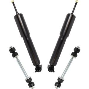 TRQ Front Suspension Kit Shock Absorber Sway Bar Stabilizer Link Compatible with 2003-2014 Chevrolet Express 1500 2003-2007 Express 2500 GMC Savana 1500 Savana 2500