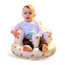 Baby Inflatable Seat for Babies 3-36 Months, Built in Air Pump Infant Back Support Sofa Toddler Chair for Sitting Up, Baby Floor Seater Gifts (Bear Cub) (Bear Club)