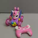 Unicorn RC Cars for Girl Toys with Glowling Crystal Wings &Eyes Lights,360Rotation Remote Control Car Unicorn Stunt Car Birthday Gifts Easter Basket Stuffers for 3 4 5 6 7 8 9 10 Year Old Girls