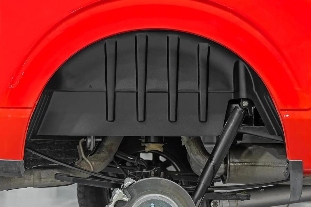 Rough Country Rear Wheel Well Liners for Ford F-150 (2021-2025) - Seamless Look, Bolt-On Install, All-Weather Protection  Made in USA, Pair