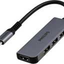 Philips USB C to USB Hub for Laptop, 4 USB 2.0 Ports, USB C Hub Multiport Adapter for MacBook Pro, MacBook Air, 480 Mbps Data Transfer Speed, USB C Laptops Docking Station, SWL3573S/37