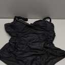 Aqua Eve Womens Plus Size One Piece Swimsuit- Tummy Control Bathing Suit Full Coverage Swimwear (Black)