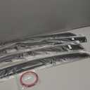 Window Visors Rain Guards Compatible with 2023-2025 Colorado Crew Cab & GMC Canyon, Out-Channel Side Window Wind Deflectors Vent Shades Accessories, Dark Smoke 4 Pcs, 2024