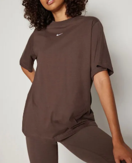 Nike NSW Essentials Boxy Womens Short Sleeve Shirt (Brown)
Size XXL