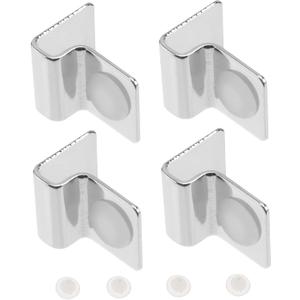 Stainless Steel Fish Tank Cover Brackets 4Pcs Aquarium Lid Clips Secure Support for 5mm Glass Aquarium Lid Fish Tank Accessories