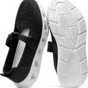 BOSTANTEN Comfortable Mary Jane Sneakers for Women - Lightweight & Breathable, Slip On Casual Shoes 2026, Wide Toe Box, Cushioned Sole for All-Day Walking/Work