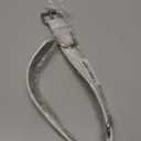 Premium Leather Collars with Stainless Steel Buckles (21"-24", White)