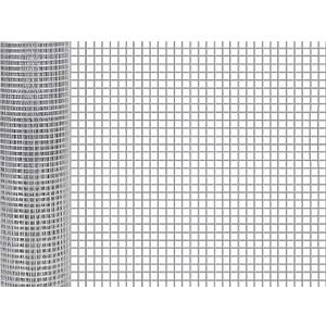 Hardware Cloth 48inx100ft 1/2 Inch Galvanized, Chicken Wire Fence Chicken Rabbit Snake cage Wire Fence Mesh Roll,Garden Plant Welded Metal Wire Fence,Poultry Animal Netting cage Screen. (Silver)