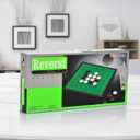 Magnetic Reversi Board Game Set 9.76" with Folding Board Classic Travel Games for Kids and Adults