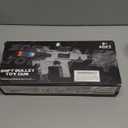 Realistic Toy Toy Gun Blaster, Soft Bullet Toy Dart Hand Gun Soft Bullet Pistol Foam Shell ejecting Blasters, with 2 Clips, Gifts for Boys Girls Adults Age 8+ (Brown)