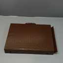 Chinese Mahjong Set, Mahjong Game Set with 146 Numbered Large Tiles (1.5", Green), Mahjong Tiles Set with Brown Carrying Case