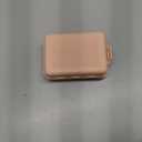 Foldable & Portable Pill Organizer 2 Times A Day with Extra Compartments - Etched Labels - Weekly 7 Day AM PM Medicine Box, Week Daily Travel Pill Case Holder Dispenser for Vitamin, Supplement - Khaki