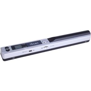 Portable Document Scanner - 900DPI Handheld Portable Scanner Image Scanner Scanning Wand A4 Colour Photo Mobile Scanner Handy Scan, JPG/PDF Format, with 16G SD Card (Silver)