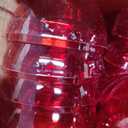 20 Pack Apple Container Christmas Wedding Party Toy Filled Plastic Bobbing Apples Christmas Tree Xmas Decorations Baubles Party Wedding Fruit Ornament Teacher Supplies Favors for Kids