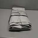 100% Blackout Shield Linen Blackout Curtains for Bedroom 84 Inches Long, Back Tab/Rod Pocket Living Room Drapes, Thermal Insulated Blackout Curtains 2 Panels Set, 50" W x 84" L, Cream