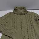 Women's Casual Knitted Sweater Dress Long Sleeve Winter Knee-Length Loose Fit Solid Color Outfit Size M