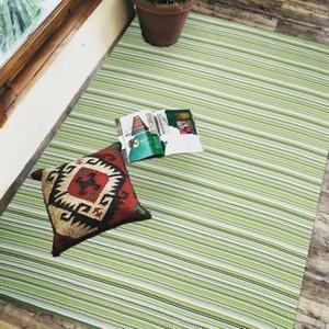 Wefavor Outdoor/Indoor Rug Plastic Straw Rug Waterproof Portable Outdoor Mat, Easy to Clean and Fold,Perfect for Garden, Patio, Picnic, Decking-（Green，6x9Ft）