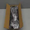 Over the Door Pantry Organizer 3 Tier Hanging Basket Back Door Storage Rack Shelf Metal Over the Door Shelves with 3 Baskets and 5 Hooks for Bathroom Kitchen Pantry Bedroom, Black